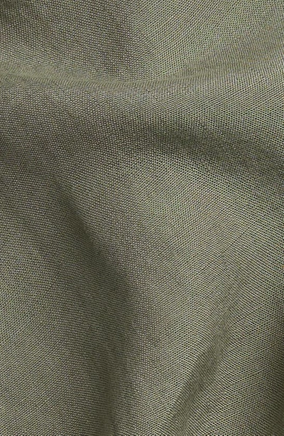 Parachute Linen Top Sheet In Moss