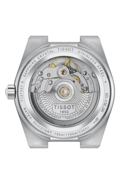 Shop Tissot Prx Powermatic 80 Bracelet Watch, 35mm In Silver