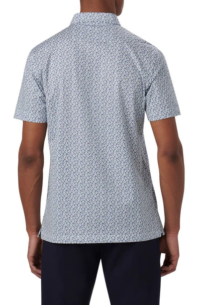 Shop Bugatchi Victor Ooohcotton® Floral Polo In Navy