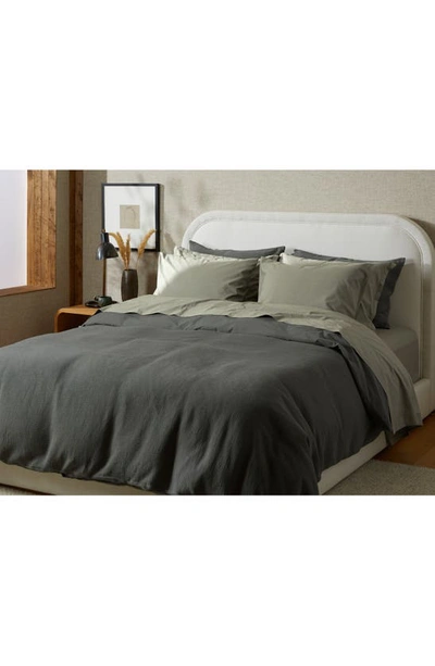 Parachute Percale Top Sheet In Moss