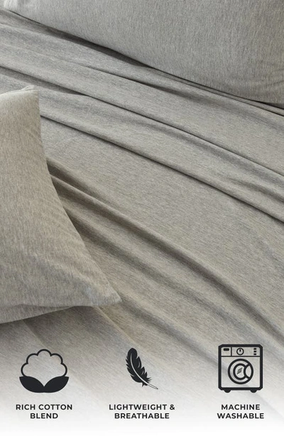 Woven & Weft Jersey Knit Sheet Set In Light Grey