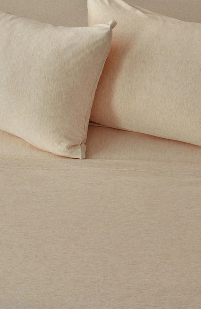 Shop Woven & Weft Jersey Knit Sheet Set In Oatmeal