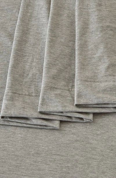 Shop Woven & Weft Jersey Knit Sheet Set In Light Grey