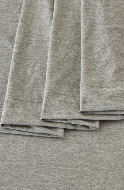 Woven & Weft Jersey Knit Sheet Set In Light Grey