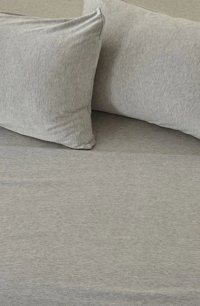 Shop Woven & Weft Jersey Knit Sheet Set In Light Grey