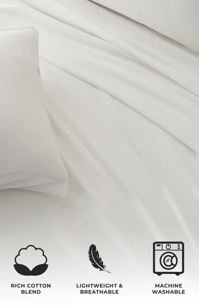 Woven & Weft Jersey Knit Sheet Set In Winter White