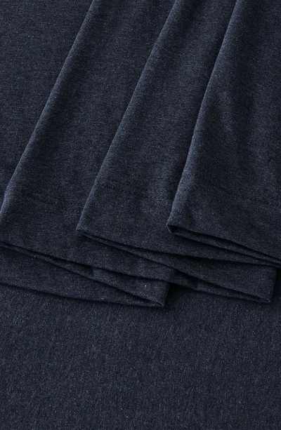 Shop Woven & Weft Jersey Knit Sheet Set In Navy