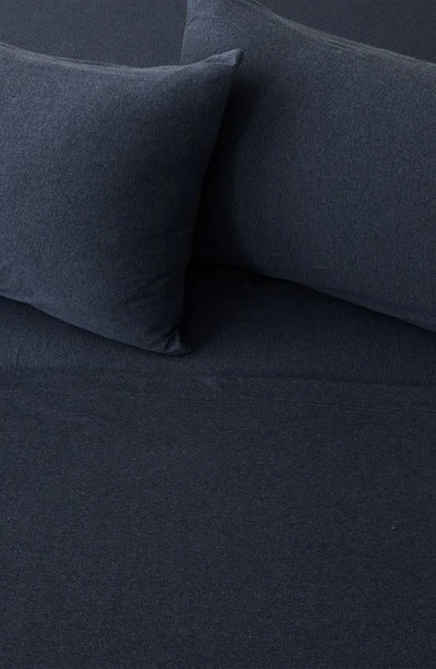 Shop Woven & Weft Jersey Knit Sheet Set In Navy