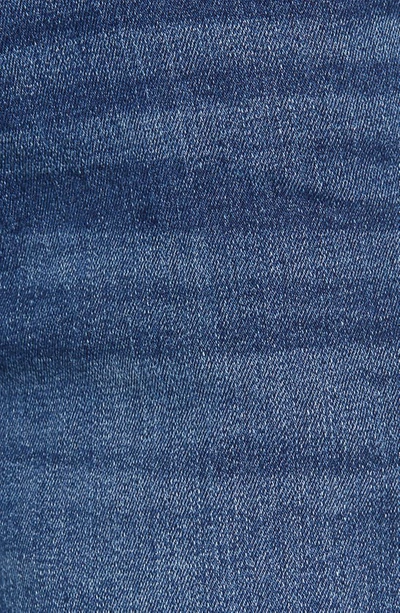 Wit & Wisdom 'ab'solution Retro High Waist Denim Bermuda Shorts In Blue