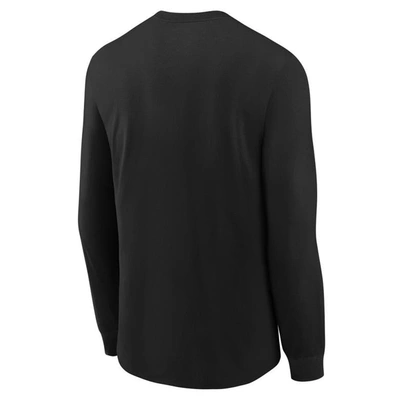 Shop Nike Youth  Black Brooklyn Nets 2023/24 City Edition Max90 Long Sleeve T-shirt