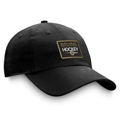 Shop Fanatics Branded  Black Boston Bruins Authentic Pro Prime Adjustable Hat
