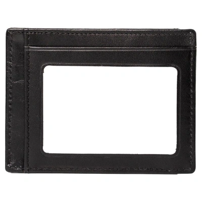 Shop Lusso Black Chicago Bulls Sanford Front Pocket Wallet With Money Clip