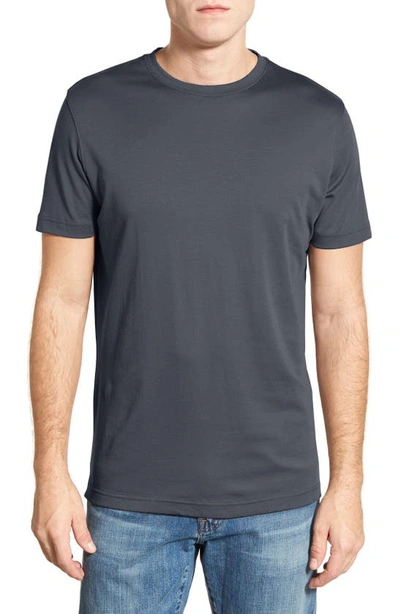 Shop Robert Barakett Georgia Pima Cotton T-shirt In Cool Grey