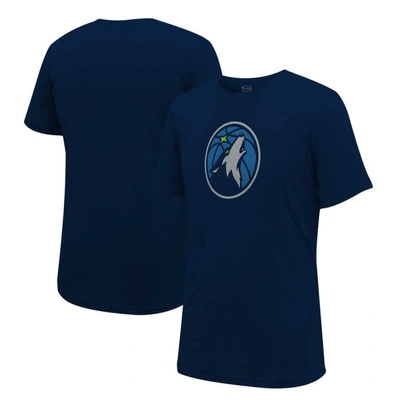 Shop Stadium Essentials Unisex  Navy Minnesota Timberwolves Primary Logo T-shirt