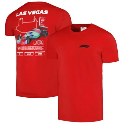 Shop Insomniac Unisex  Red Formula 1 2023 Las Vegas Grand Prix Celebrate Vegas T-shirt