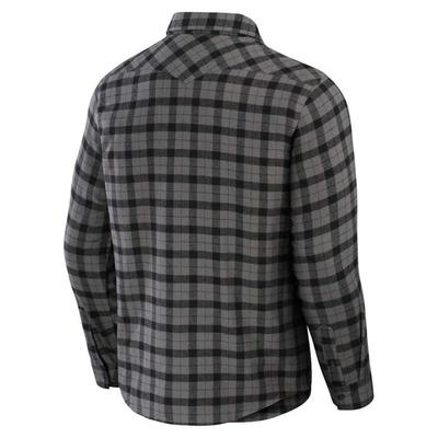 Shop Nfl X Darius Rucker Collection By Fanatics Gray Dallas Cowboys Flannel Long Sleeve Button-up Shirt