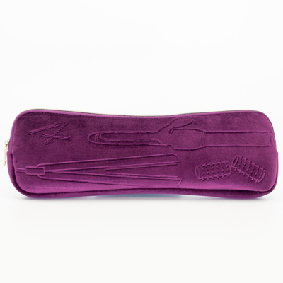 Shop Mytagalongs Hair Tools Caddy In Purple