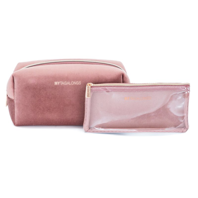Shop Mytagalongs Medium Loaf With Brush Pouch In Pink