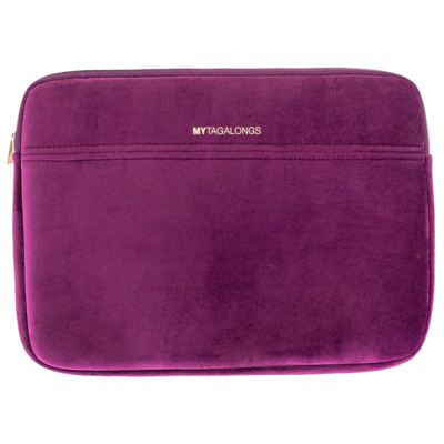 Shop Mytagalongs Laptop Sleeve In Purple