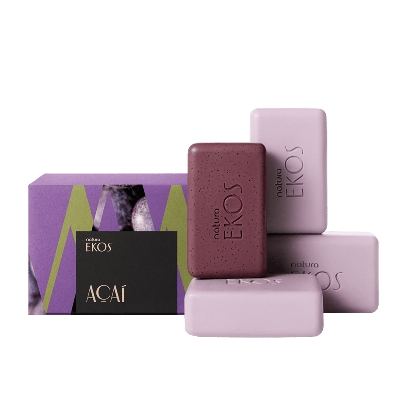 Shop Natura Ekos Açaí Creamy & Exfoliating Monopack Soap Set