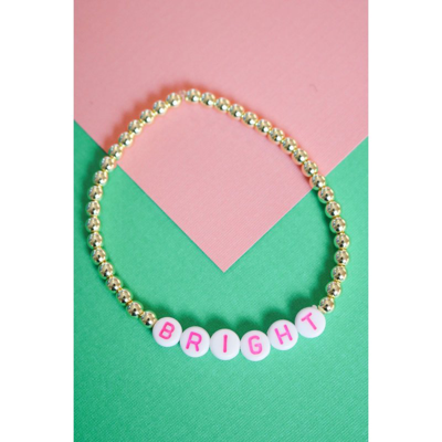 Shop Taylor Reese Pink "bright" Little Holiday Bracelet