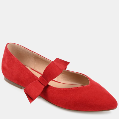 Shop Journee Collection Women's Aizlynn Flat In Red
