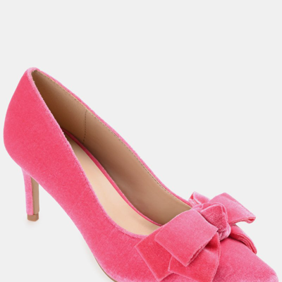 Shop Journee Collection Women's Crystol Pump In Pink