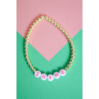 Shop Taylor Reese Pink "shine" Little Holiday Bracelet