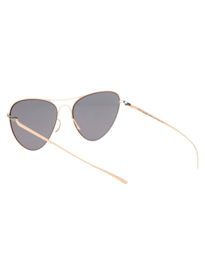 Shop Mykita Sunglasses In 221 E9 Nude Warm Grey Flash