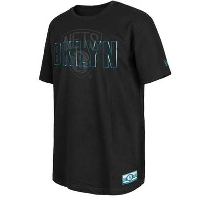Shop New Era Black Brooklyn Nets 2023/24 City Edition Elite Pack T-shirt
