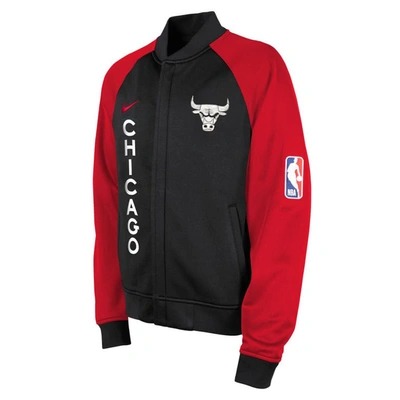 Shop Nike Youth  Black Chicago Bulls 2023/24 City Edition Authentic Showtime Full-zip Jacket