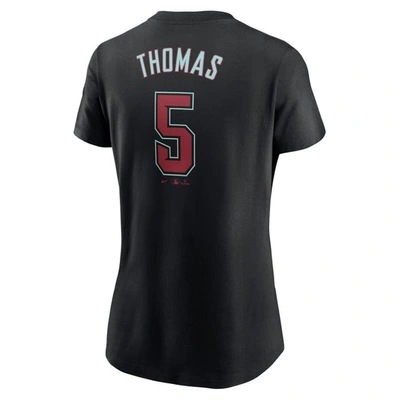 Shop Nike Alek Thomas Black Arizona Diamondbacks 2024 Fuse Name & Number T-shirt