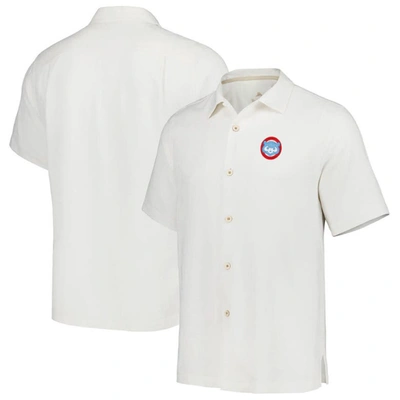 Shop Tommy Bahama White Chicago Cubs Sport Tropic Isles Camp Button-up Shirt