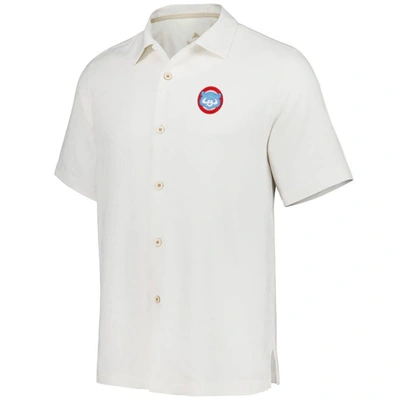 Shop Tommy Bahama White Chicago Cubs Sport Tropic Isles Camp Button-up Shirt