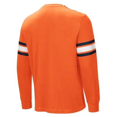 Shop Nfl Orange Denver Broncos Hands Off Long Sleeve Adaptive T-shirt