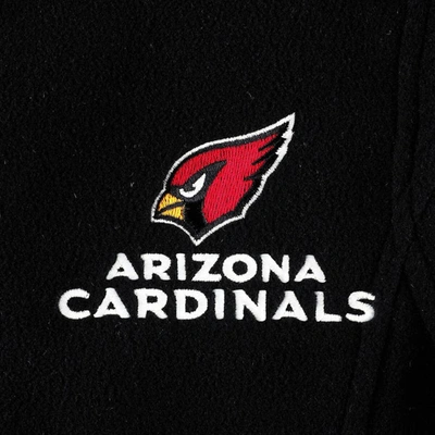 Shop Dunbrooke Black Arizona Cardinals Houston Fleece Full-zip Vest