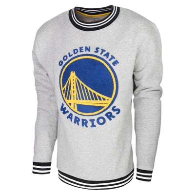 Shop Stadium Essentials Heather Gray Golden State Warriors Club Level Pullover Sweatshirt