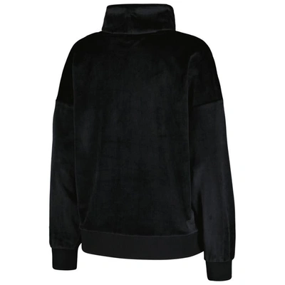 Shop Dkny Sport Black Cincinnati Bengals Deliliah Rhinestone Funnel Neck Pullover Sweatshirt