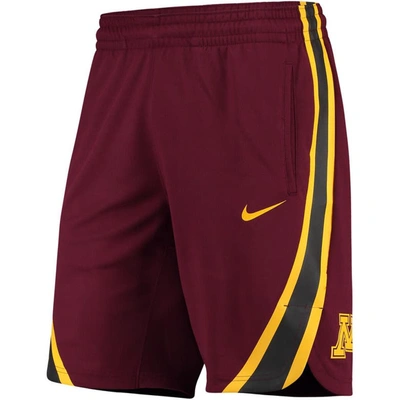 Shop Nike Maroon Minnesota Golden Gophers Replica Basketball Shorts