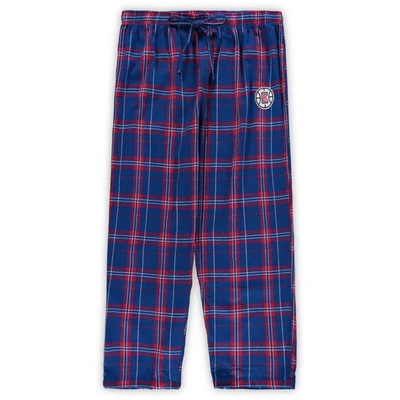 Shop Concepts Sport Royal La Clippers Big & Tall Ethos T-shirt And Pants Sleep Set