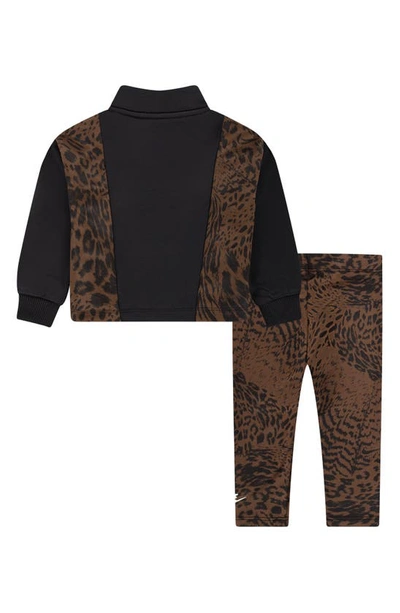 Shop Nike Track Jacket & Leggings Set In Cacao Wow