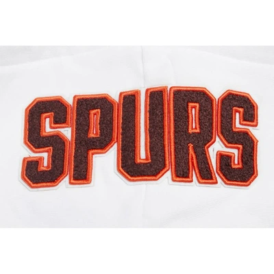 Shop Pro Standard White San Antonio Spurs 2023/24 City Edition Cropped Pullover Hoodie