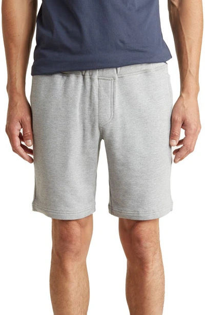 Shop Travis Mathew Cloud Stretch Modal & Cotton Sweat Shorts In Heather Grey