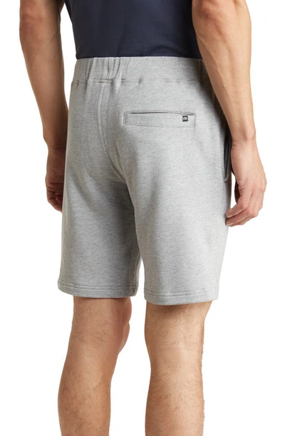 Shop Travis Mathew Cloud Stretch Modal & Cotton Sweat Shorts In Heather Grey