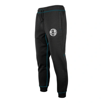 Shop New Era Black Brooklyn Nets 2023/24 City Edition Embroidery Elite Pack Jogger Pants
