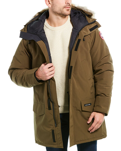 Shop Canada Goose Langford Down Parka In Green