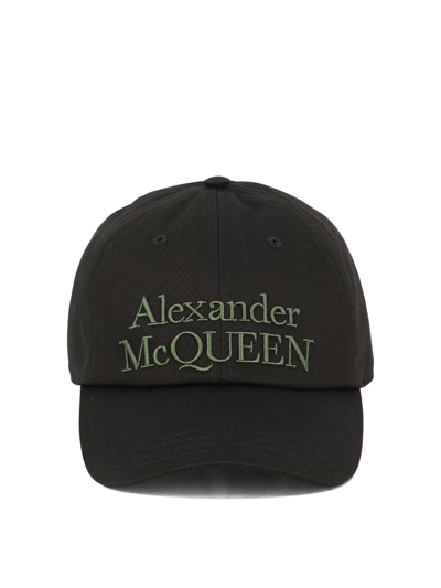 Shop Alexander Mcqueen Alexander Mc Queen Baseball Cap With Logo