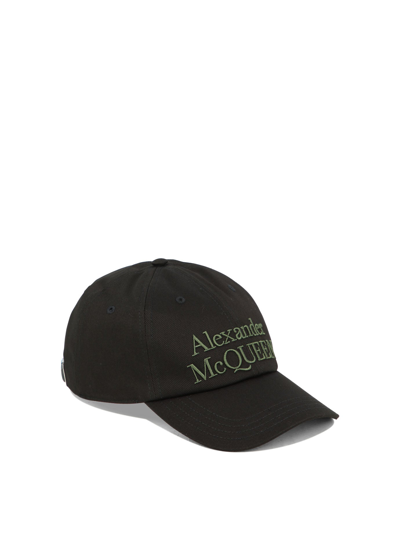 Shop Alexander Mcqueen Alexander Mc Queen Baseball Cap With Logo