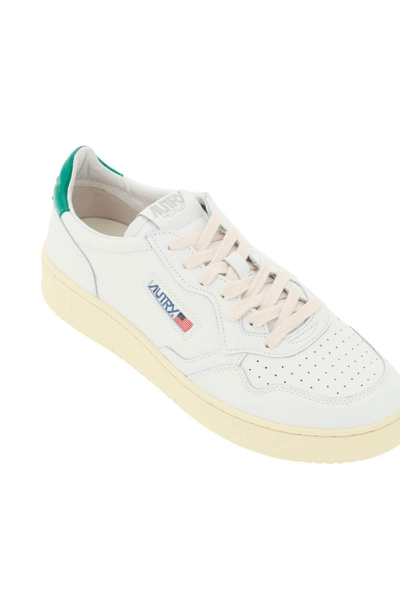 Shop Autry Leather Medalist Low Sneakers
