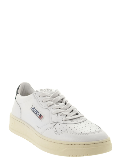 Shop Autry Medalist Low Leather Sneakers